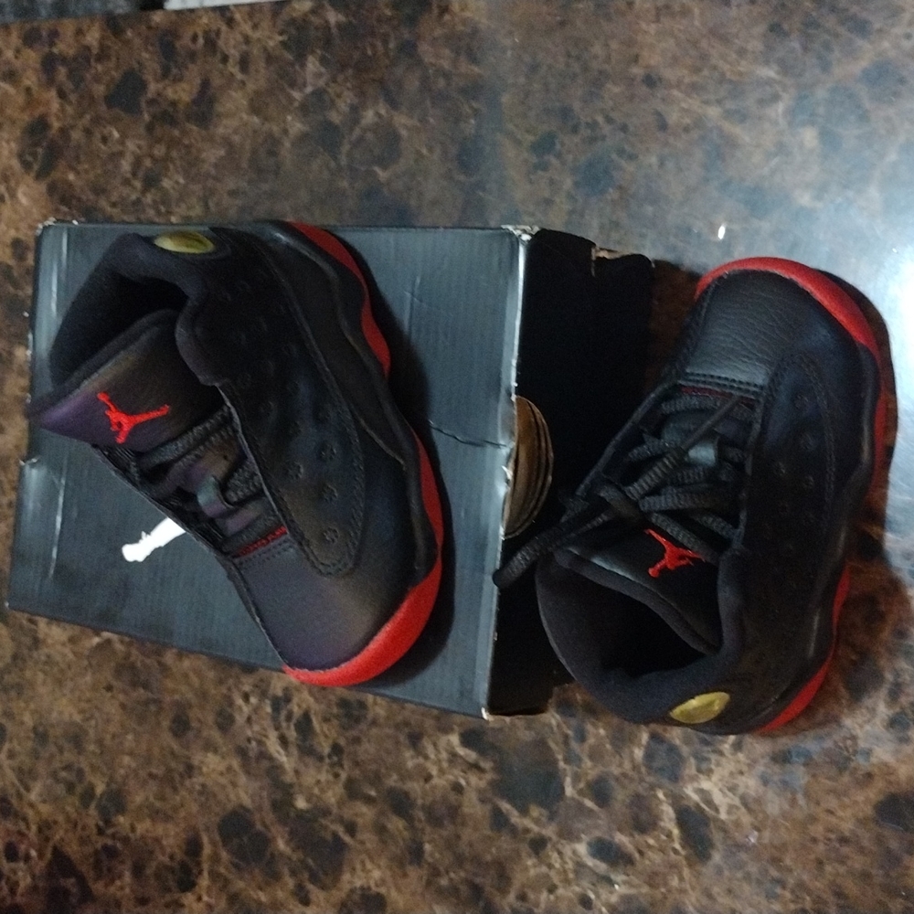 Kids Jordans Sale 🤑Air Jordan 13 Retro BT Dirty Bred Toddler size 5 Shoes - Picture 6 of 10